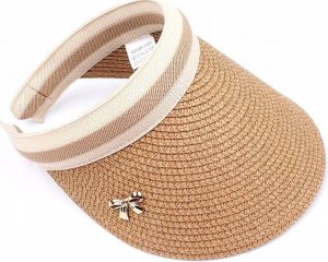 Edibazzar Czapka Słomiany Daszek przeciwsłoneczny z daszkiem 2