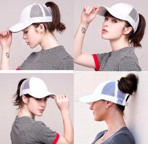 Edibazzar Czapka z daszkiem Damska kucyk BEJSBOLÓWKA KITKĘ 5