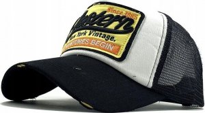 Edibazzar Jeansowa Czapka bejsbolowa daszek RETRO VINTAGE 3