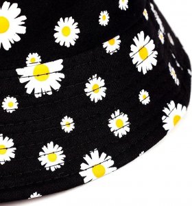 Edibazzar Kapelusz Czapka BUCKET RYBACKI dwustronn stokrotki 7