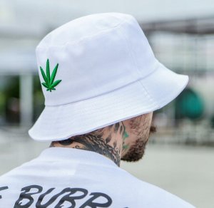 Edibazzar Kapelusz Czapka BUCKET RYBACKI dwustronny liść HAT 3