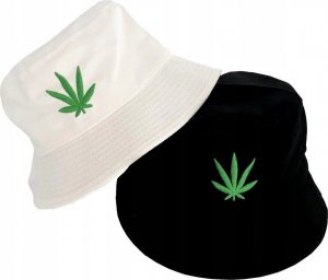 Edibazzar Kapelusz Czapka BUCKET RYBACKI dwustronny liść HAT 4