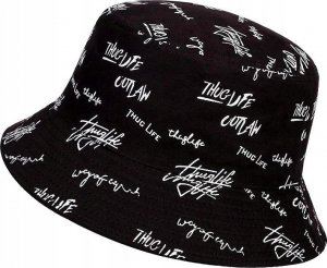 Edibazzar Kapelusz Czapka BUCKET RYBACKI dwustronny napisy 3