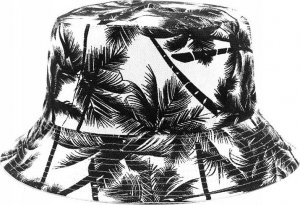 Edibazzar Kapelusz Czapka BUCKET RYBACKI dwustronny palmy 4