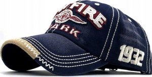 Edibazzar Czapka Męska z daszkiem Jeansowa bejsbolówka retro 2