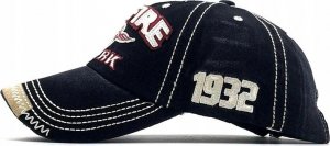 Edibazzar Czapka Męska z daszkiem Jeansowa bejsbolówka retro 5
