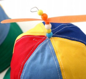 Edibazzar Tęczowy Kapelusz dziecięcy ze śmigłem BUCKET HAT 11