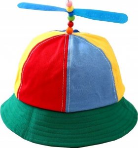 Edibazzar Tęczowy Kapelusz dziecięcy ze śmigłem BUCKET HAT 2