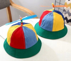 Edibazzar Tęczowy Kapelusz dziecięcy ze śmigłem BUCKET HAT 5