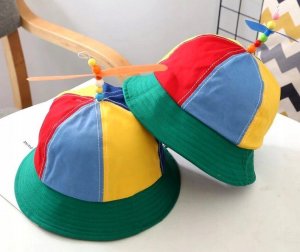 Edibazzar Tęczowy Kapelusz dziecięcy ze śmigłem BUCKET HAT 6