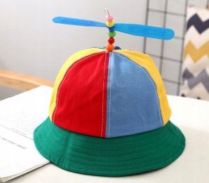 Edibazzar Tęczowy Kapelusz dziecięcy ze śmigłem BUCKET HAT 8