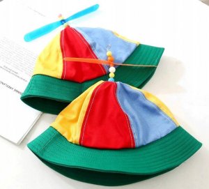 Edibazzar Tęczowy Kapelusz dziecięcy ze śmigłem BUCKET HAT 9