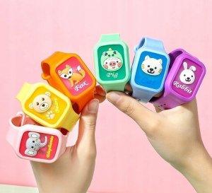 Edibazzar Opaska na komary meszki led dla dzieci bransoletka 8