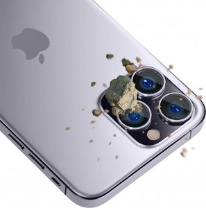 3MK Szkło hybrydowe na obiektyw aparatu 3MK Lens Protection Pro Apple iPhone 14 Pro/14 Pro Max fioletowy/violet 3