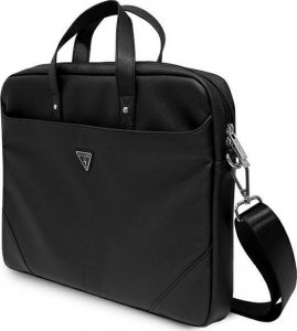 Guess Torba Guess GUCB15PSATLK 16 cali czarny/black Saffiano Hot Stamp Triangle Logo 2