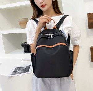 Edibazzar Czarny Plecak damski miejski sportowy pojemny 10