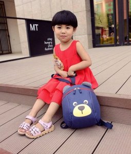 Edibazzar Plecak dla dziecka misio Miś przedszkolaka + smycz 12