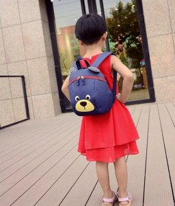 Edibazzar Plecak dla dziecka misio Miś przedszkolaka + smycz 9