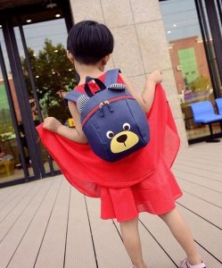 Edibazzar Plecak dla dziecka misio Miś przedszkolaka + smycz 10