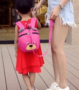 Edibazzar Plecak Miś misio dla dziecka przedszkolaka + smycz 11