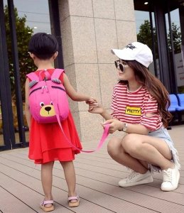 Edibazzar Plecak Miś misio dla dziecka przedszkolaka + smycz 7