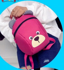 Edibazzar Plecak Miś misio dla dziecka przedszkolaka + smycz 9