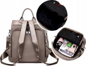 Edibazzar Plecak miejski damski szary 11