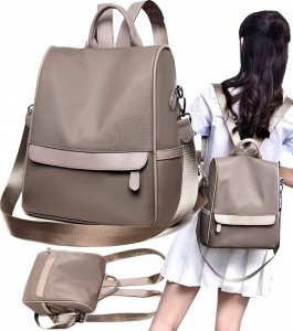 Edibazzar Plecak miejski damski szary 3