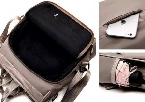 Edibazzar Plecak miejski damski szary 7