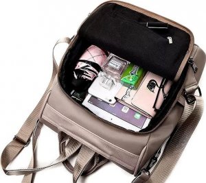 Edibazzar Plecak miejski damski szary 9