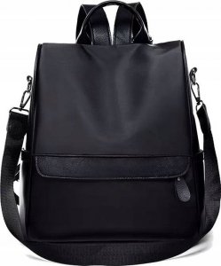 Edibazzar Plecak sportowy damski miejski pojemny modny black 3