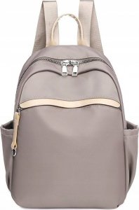 Edibazzar Szary Plecak damski miejski sportowy pojemny 3