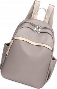 Edibazzar Szary Plecak damski miejski sportowy pojemny 5