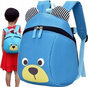 Edibazzar Plecak misio dla dziecka przedszkolaka Miś + smycz 2