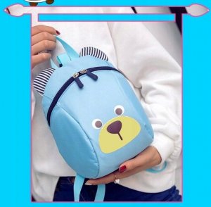 Edibazzar Plecak misio dla dziecka przedszkolaka Miś + smycz 9