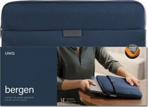 Etui Uniq Torba UNIQ Bergen laptop Sleeve 14 cali niebieski/abyss blue 9