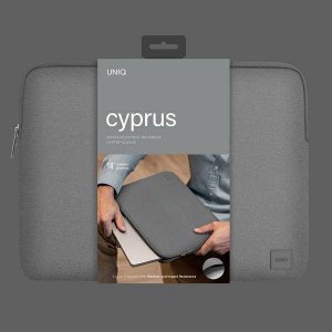 Etui Uniq Torba UNIQ Cyprus laptop Sleeve 14 cali szary/marl grey Water-resistant Neoprene 6