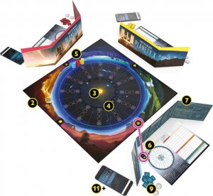 Lucky Duck Gra planszowa Poszukiwanie Planety X 2