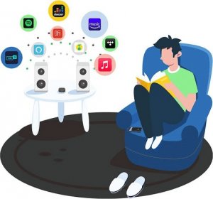 iEAST OlioStream - Odtwarzacz Sieciowy Hi-Fi Multiroom - czarny 9