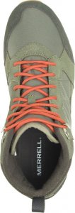Buty trekkingowe męskie Merrell Alpine Sneaker Mid WP 2 zielone r. 44 2