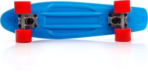 Deskorolka Meteor PLASTIKOWA neon blue/red/silver 3