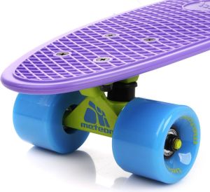 Deskorolka Meteor Plastikowa violet/neon blue/neon yellow (23693) 2