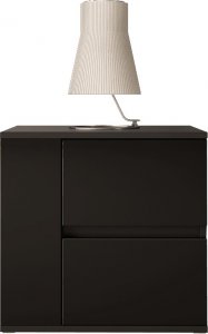 MEGSTYL SZAFKA NOCNA SHADE 50cm Czarna 1