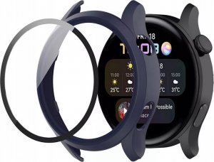Etui Case Nakładka + Szkło 2w1 do Huawei Watch 3 1