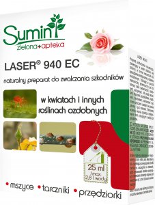 Sumin Laser 940 EC Zwalcza Szkodniki w Kwiatach i Innych Roślinach Ozdobnych 25 ml 1