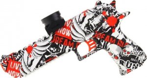 NoboKids Broń Pistolet Automat Kulki Żelowe Naboje - red 2