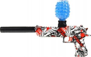 NoboKids Broń Pistolet Automat Kulki Żelowe Naboje - red 5