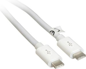 Kabel USB Tracer USB C - USB C (M/M) Biały 1.5m (TRAKBK45857) 1
