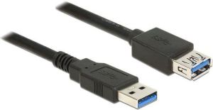 Kabel USB Delock USB-A - USB-A 0.5 m Czarny (85053) 1