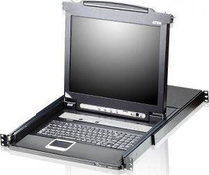 Przełącznik Aten ATEN KVM 8 port LCD 19'' + kayboard + touchpad USB-PS/2 - CL5708N-ATA-AG 1